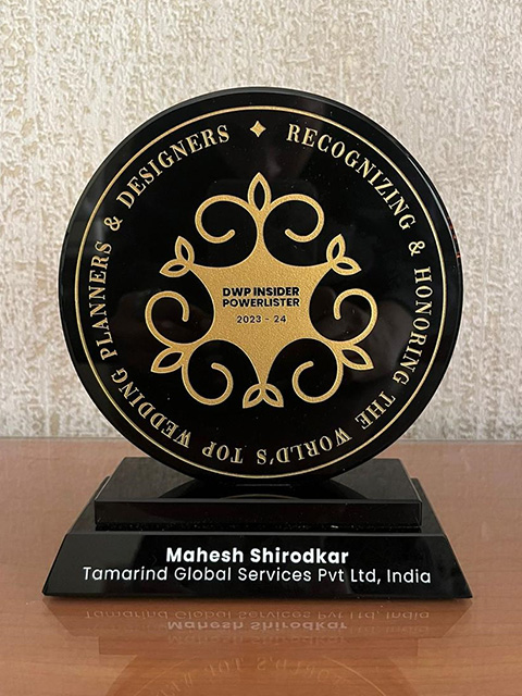 tamarind global weddings, awards